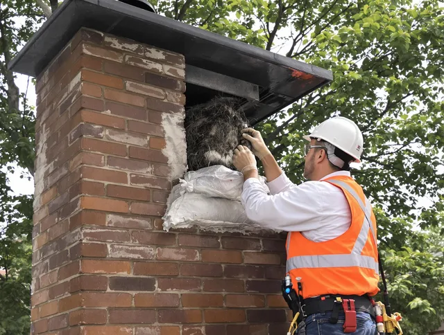 Humane removal of debris and animals by Kendale Lakes Chimney Sweep in Kendale Lakes, FL