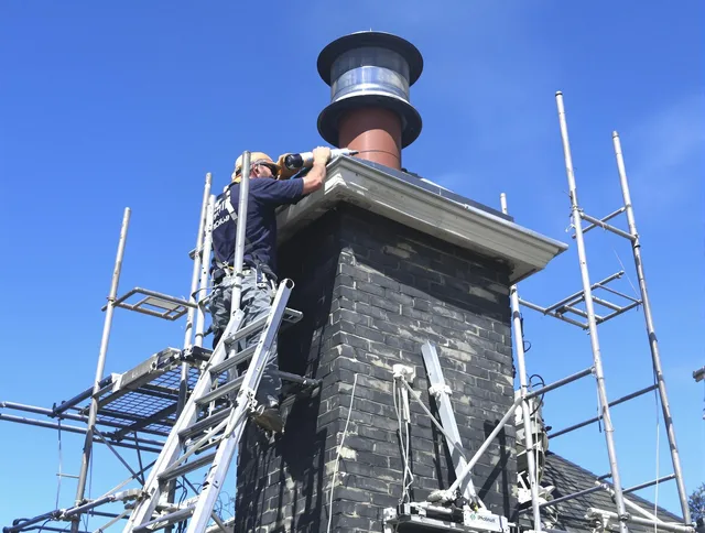 Sturdy chimney crown finished by Kendale Lakes Chimney Sweep in Kendale Lakes, FL