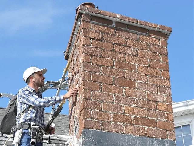 Brickwork for a chimney rebuild by Kendale Lakes Chimney Sweep in Kendale Lakes, FL