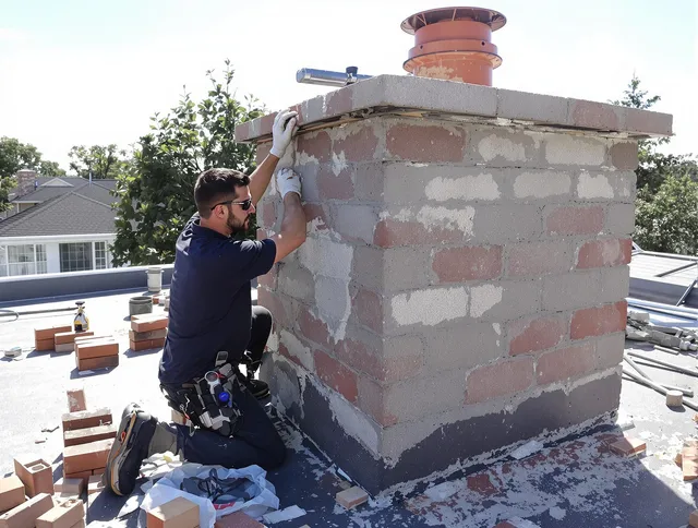 Advanced chimney repair process by Kendale Lakes Chimney Sweep in Kendale Lakes, FL