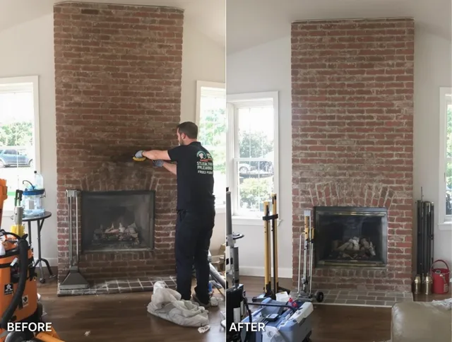 Finished chimney sweeping service by Kendale Lakes Chimney Sweep in Kendale Lakes, FL