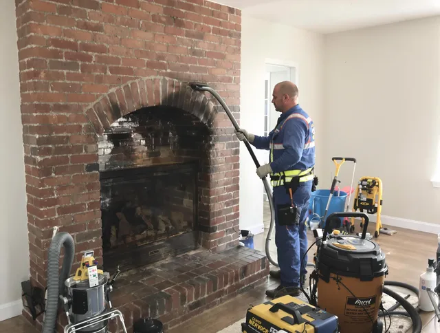 Kendale Lakes Chimney Sweep expert performing detailed chimney sweep in Kendale Lakes, FL
