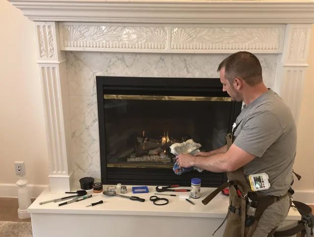 Kendale Lakes Chimney Sweep performing fireplace maintenance in Kendale Lakes, FL