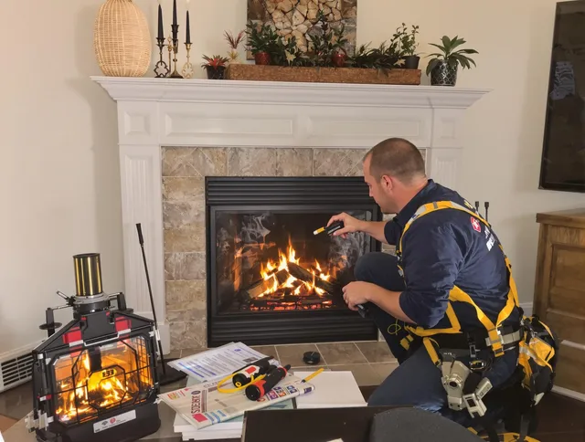 Safety-focused fireplace inspection by Kendale Lakes Chimney Sweep in Kendale Lakes, FL