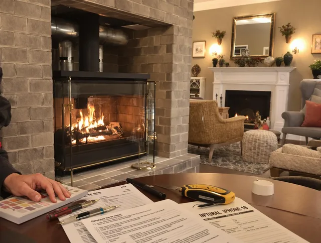 Kendale Lakes Chimney Sweep verifying fireplace safety measures in Kendale Lakes, FL